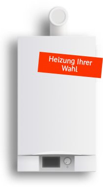 Mit Thermondo zur neuen Heizung. Alles im Komplettpaket Abbildung einer Heizung-Thermondo bietet Heizungswechsel im Komplettpaket